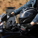 Rękawiczki motocyklowe rowerowe dotykowe z ochraniacz na kostki XL