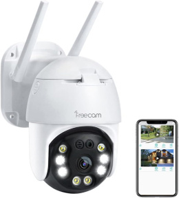 Zewnętrzna kamera bezpieczeństwa WiFi IP Freecam OSCD325Y aplikacja