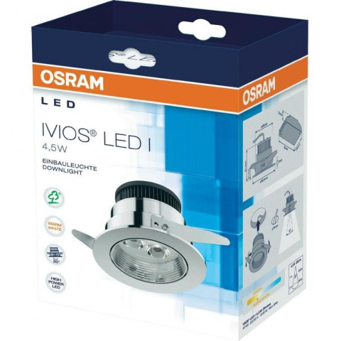 OSRAM LED IVIOS LED 4,5 W CHROM CIEPŁA BIAŁA LAMPA OSRAM LED IVIOS LED 4,5 W CHROM CIEPŁA BIAŁA LAMPA