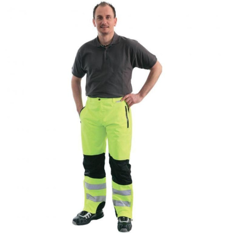 Spodnie ochronne El Dee neonowe XXL paski 3M Spodnie ochronne El Dee neonowe XXL paski 3M