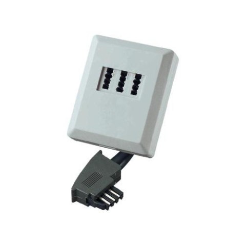 Adapter telefoniczny TAE NFN, 0,2 m, biały Adapter telefoniczny TAE NFN, 0,2 m, biały