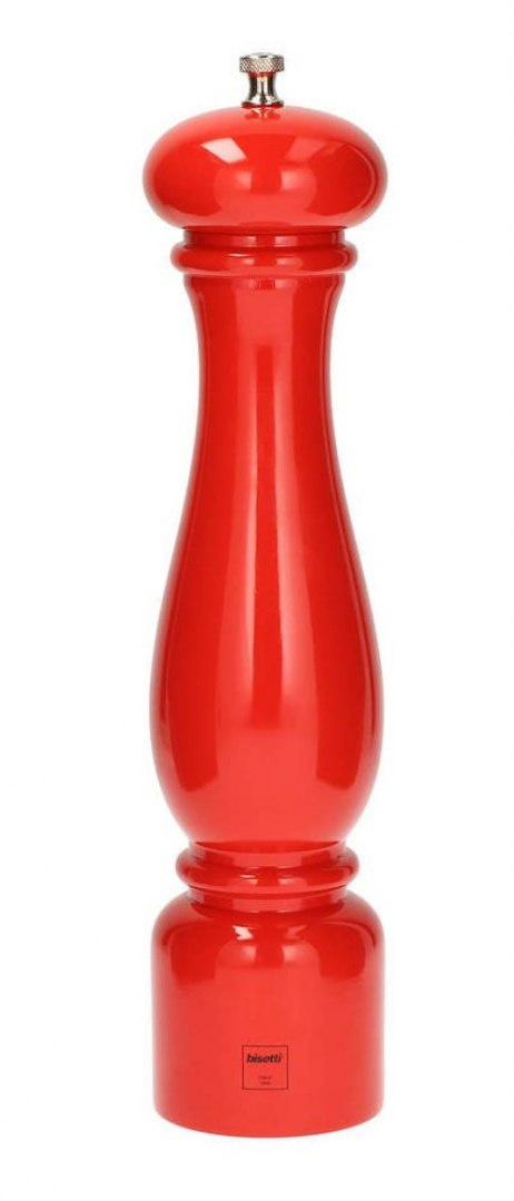 Młynek do soli drewniany BISETTI LAKIEROWANY 32cm Młynek do soli drewniany BISETTI LAKIEROWANY 32cm