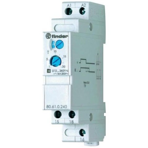 Modułowy przekaźnik czasowy Finder 24-240V DC/AC8A Modułowy przekaźnik czasowy Finder 24-240V DC/AC8A