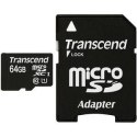 Karta microSDXC 64 GB Transcend Class 10 +adapter Karta microSDXC 64 GB Transcend Class 10 +adapter