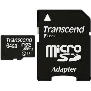 Karta microSDXC 64 GB Transcend Class 10 +adapter Karta microSDXC 64 GB Transcend Class 10 +adapter