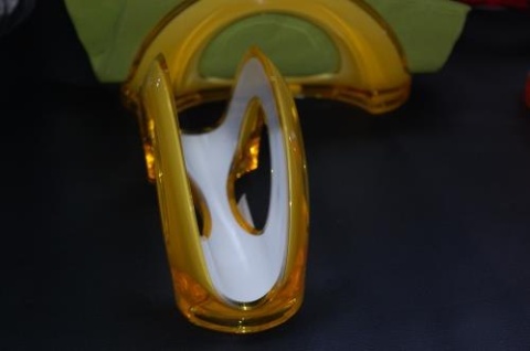 Serwetnik Guzzini żółty podstawka pod serwetki