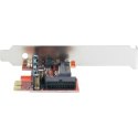 Karta PCIe 2 x USB 3.0 kontroler Karta PCIe 2 x USB 3.0 kontroler