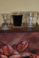 Serax B0811432 szklanka do espresso podwójne szkło