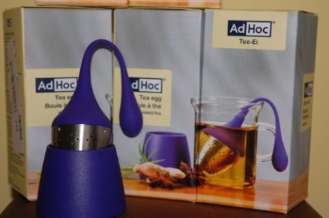 AdHoc zaparzacz do herbaty ziół z podstawką sitko AdHoc zaparzacz do herbaty ziół z podstawką sitko