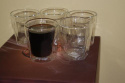 Serax 2x szklanka kawa herbata podwójne ścianki szkło 280 ml szklanki