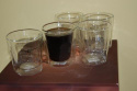 Serax 2x szklanka kawa herbata podwójne ścianki szkło 280 ml szklanki