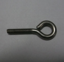 Śruba oczkowa 10mm x 30mm nierdzewna hak z gwintem Śruba oczkowa 10mm x 30mm nierdzewna hak z gwintem