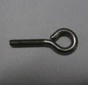 Śruba oczkowa 10mm x 30mm nierdzewna hak z gwintem Śruba oczkowa 10mm x 30mm nierdzewna hak z gwintem