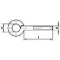 Śruba oczkowa 10mm x 30mm nierdzewna hak z gwintem Śruba oczkowa 10mm x 30mm nierdzewna hak z gwintem