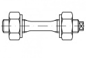 Śruba + nakrętki TOOLCRAFT 170mm M20 DIN 2510