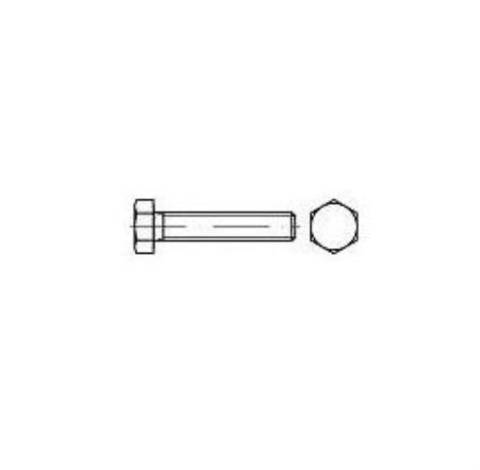 Śruby łeb sześciokątny M8 x 50 mm DIN 933 10 szt. Śruby łeb sześciokątny M8 x 50 mm DIN 933 10 szt.