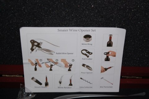 zestaw do wina korkociąg termometr aerator zestaw do wina korkociąg termometr aerator