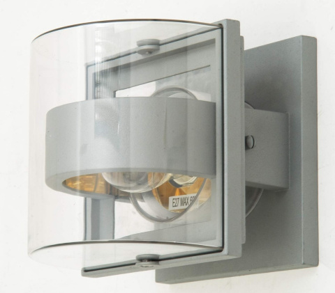 Eco Light Delta 1838 S-SI półokrągła lampa ścienna zewnętrzna kinkiet Eco Light Delta 1838 S-SI półokrągła lampa ścienna zewnętrzna kinkiet
