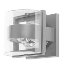 Eco Light Delta 1838 S-SI półokrągła lampa ścienna zewnętrzna kinkiet