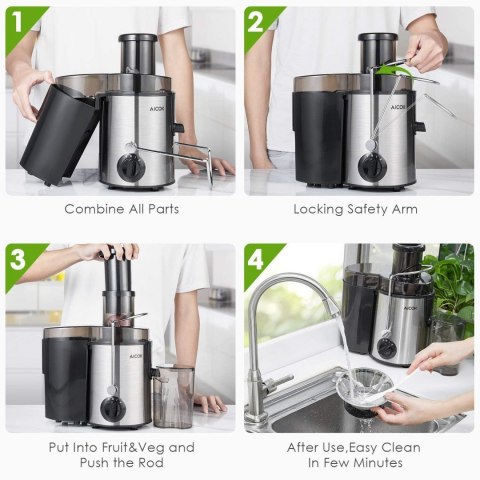 Sokowirówka wyciskarka AICOK AMR516 1,10L 400W Sokowirówka wyciskarka AICOK AMR516 1,10L 400W