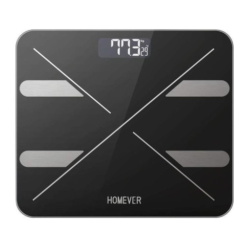 Waga łazienkowa HOMEVER FG220LB 180kg LCD analizator