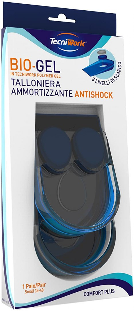 Żelowy obcas Antishock z stopniami gęstości 35-40