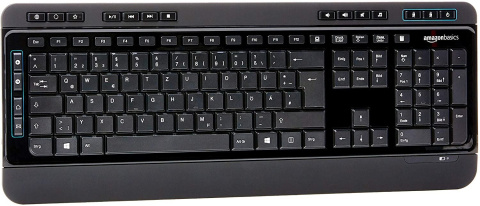 Klawiatura mysz AMAZONBASICS KBLGOD-DE 2,4GHz Klawiatura mysz AMAZONBASICS KBLGOD-DE 2,4GHz
