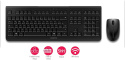 Klawiatura mysz CHERRY Tas DW3000 2,4GHz QWERTZ Klawiatura mysz CHERRY Tas DW3000 2,4GHz QWERTZ