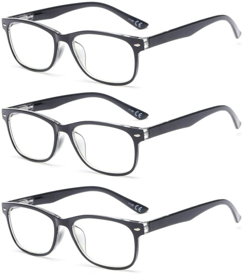 SUERTREE blokujące niebieskie światło 3X okulary +1,5 SUERTREE blokujące niebieskie światło 3X okulary +1,5