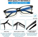 SUERTREE blokujące niebieskie światło 3X okulary +1,5 SUERTREE blokujące niebieskie światło 3X okulary +1,5