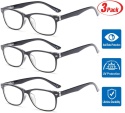 SUERTREE blokujące niebieskie światło 3X okulary +1,5 SUERTREE blokujące niebieskie światło 3X okulary +1,5