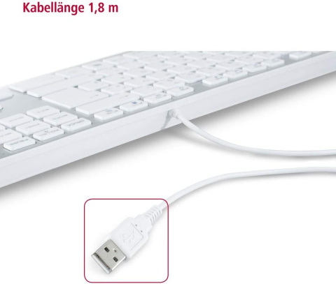 Klawiatura przewodowa HAMA ROSSANO 00050453 QWERTZ Klawiatura przewodowa HAMA ROSSANO 00050453 QWERTZ