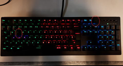 Klawiatura HP Pavilion Gaming Keyboard 800 RGB USB Klawiatura HP Pavilion Gaming Keyboard 800 RGB USB