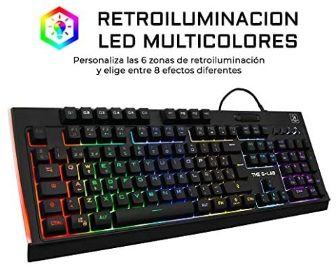 Klawiatura gamingowa THE G-LAB Keyz Tellurium RGB Klawiatura gamingowa THE G-LAB Keyz Tellurium RGB