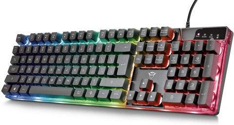 Zestaw klawiatura mysz Trust GXT 838 Azor RGB USB Zestaw klawiatura mysz Trust GXT 838 Azor RGB USB