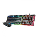 Zestaw klawiatura mysz Trust GXT 838 Azor RGB USB