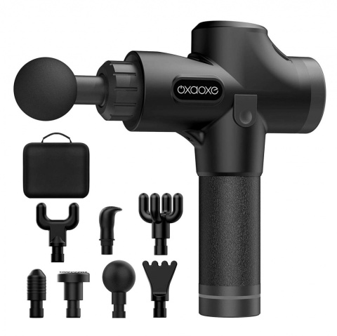 Pistolet do Masażu Masażer OXAOXE MG008 7głowic Pistolet do Masażu Masażer OXAOXE MG008 7głowic