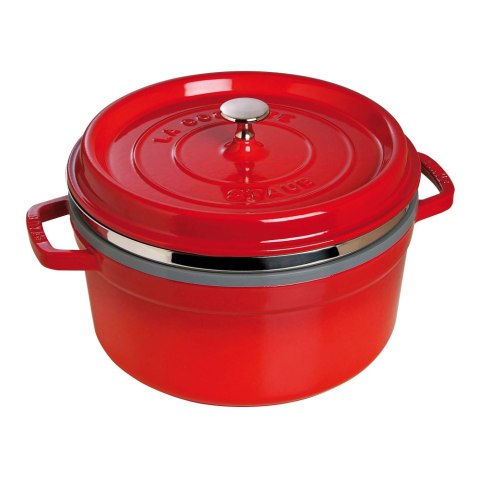 Staub Garnek żeliwny okrągły z wkładem 5,2 l Staub Garnek żeliwny okrągły z wkładem 5,2 l