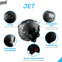 Kask motocyklowy Westt ECE R22.05 rozm.S