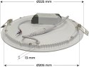 Panel Atomant LED 18W 20,5cm 1600lm 6500K 2szt. Panel Atomant LED 18W 20,5cm 1600lm 6500K 2szt.