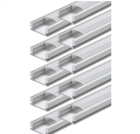 Profil aluminiowy StarlandLed do LED klosz 10x1m Profil aluminiowy StarlandLed do LED klosz 10x1m