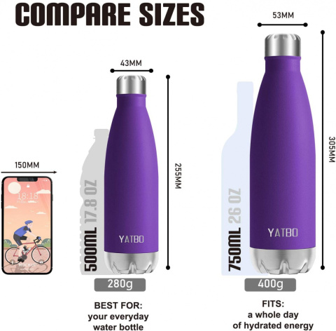 YatBo termos butelka bidon 500ml YatBo termos butelka bidon 500ml