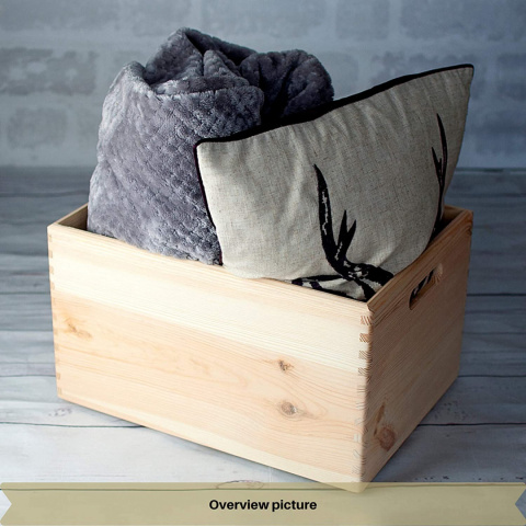 skrzynka drewniana Creative Deco 40 x30 x24 cm skrzynka drewniana Creative Deco 40 x30 x24 cm