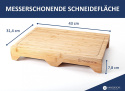 Deska do krojenia Hanseküche XL 31,4x43cm +3 tace Deska do krojenia Hanseküche XL 31,4x43cm +3 tace