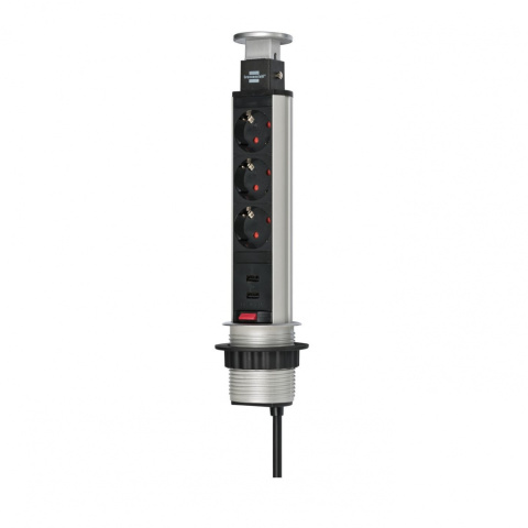 Listwa zasilająca Brennenstuhl 2xUSB 3 gniazda Listwa zasilająca Brennenstuhl 2xUSB 3 gniazda