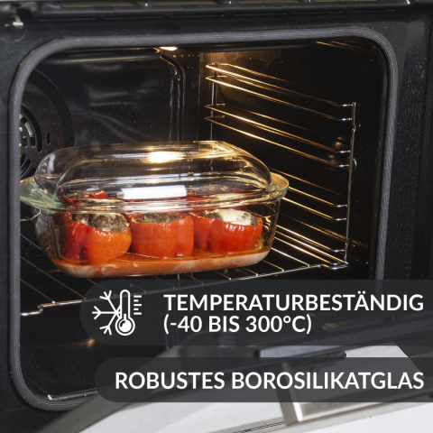 Naczynie żaroodporne prostokątne Chefarone 4,5l Naczynie żaroodporne prostokątne Chefarone 4,5l