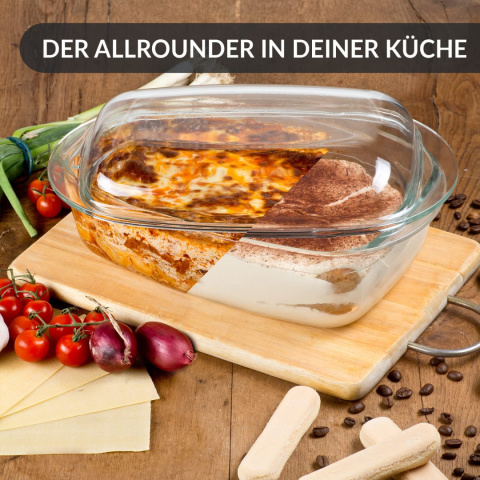 Naczynie żaroodporne prostokątne Chefarone 4,5l Naczynie żaroodporne prostokątne Chefarone 4,5l