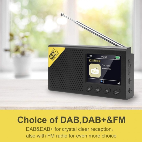 Przenośne radio VIFLYKOO DAB+/FM Bluetooth