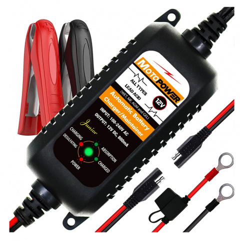 Ładowarka mikroprocesorowa Motopower 12V prostownik Ładowarka mikroprocesorowa Motopower 12V prostownik