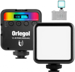 Lampa oświetleniowa LED wideo ‎ORLEGOL 2500 K-9000 K